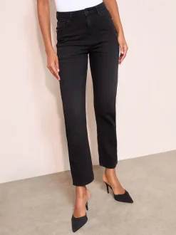 Zwart denim - Friends Like These Ankle Straight Leg Jeans