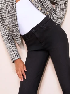 Zwart denim - Friends Like These Ankle Straight Leg Jeans