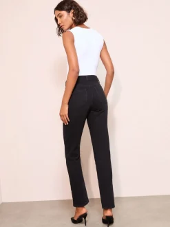 Zwart denim - Friends Like These Ankle Straight Leg Jeans