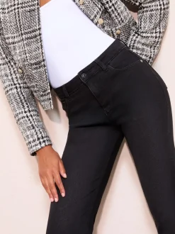 Zwart denim - Friends Like These Ankle Straight Leg Jeans