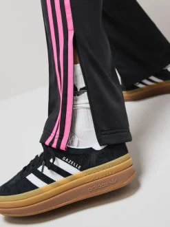 Zwart grijs - Adidas Originals Classic Firebird Track Pant Trousers