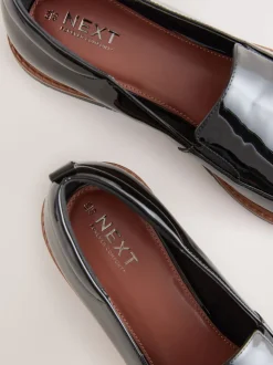 Zwart lak - Forever Comfort® Slip On Clean Chunky Sole Loafers