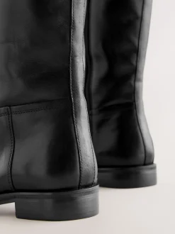 Zwart leer - Forever Comfort® Regular Foot with Wide Calf Riding Boots