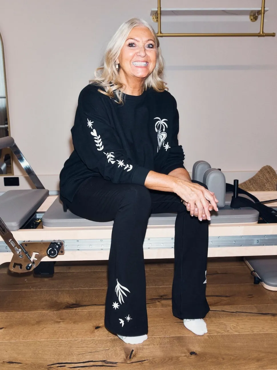 Zwart met borduursel - Never Fully Dressed Cotton Flare Leggings
