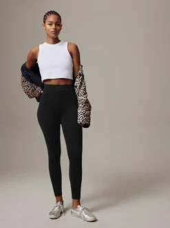 Zwart met hoge taille - Next - Onverkorte legging