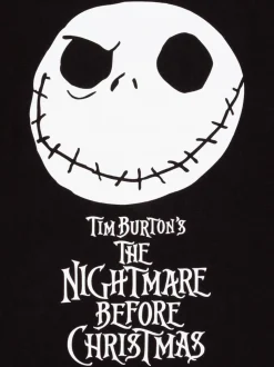 Zwart met print van 'Nightmare Before' - Vanilla Underground Disney The Nightmare Before Christmas meerkleurige damespyjama met lange mouwen en pijpen van 100% katoen