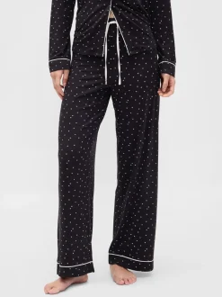 Zwart met sterrenprint - Gap Modal pyjamabroek