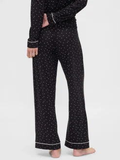 Zwart met sterrenprint - Gap Modal pyjamabroek