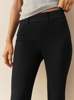 Zwart/ Rinse Blauw/ Grijs - Set van 3 lange jersey denim leggings