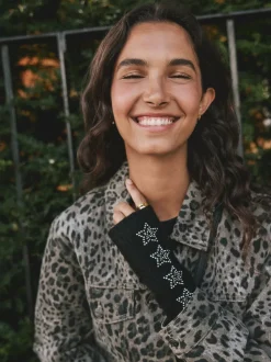 Zwart versierd met ster studs - Rockett St George Handwarmers