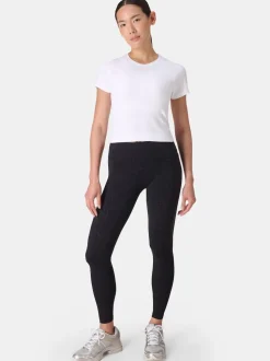 Zwart Wild met luipaardprint - Sweaty Betty Power Embossed Workout Leggings