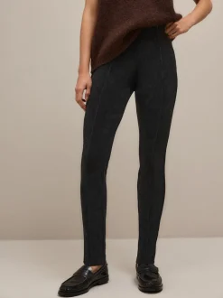 Zwart/bruin - Corduroy leggings 2 set