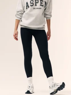 Zwart/bruin - Set van 2 lange leggings