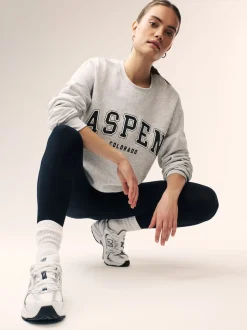 Zwart/bruin - Set van 2 lange leggings