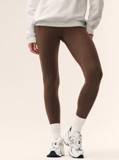 Zwart/bruin - Set van 2 lange leggings