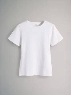 Zwart/bruin/neutraal/nude/wit - The Set 5 Pack Korte mouwen T-shirts met Ronde hals