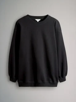 Zwart/chocoladebruin - The Set 2 Pack Longline Crew Neck Sweatshirt