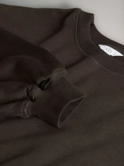 Zwart/chocoladebruin - The Set 2 Pack Longline Crew Neck Sweatshirt