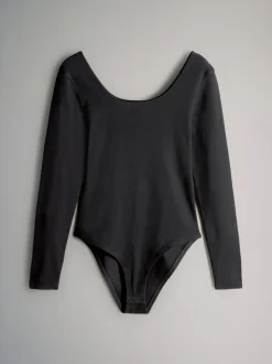 Zwart/chocoladebruin/crème - The Set 3 Pack Ribbed Long Sleeve Bodysuits