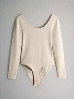 Zwart/chocoladebruin/crème - The Set 3 Pack Ribbed Long Sleeve Bodysuits