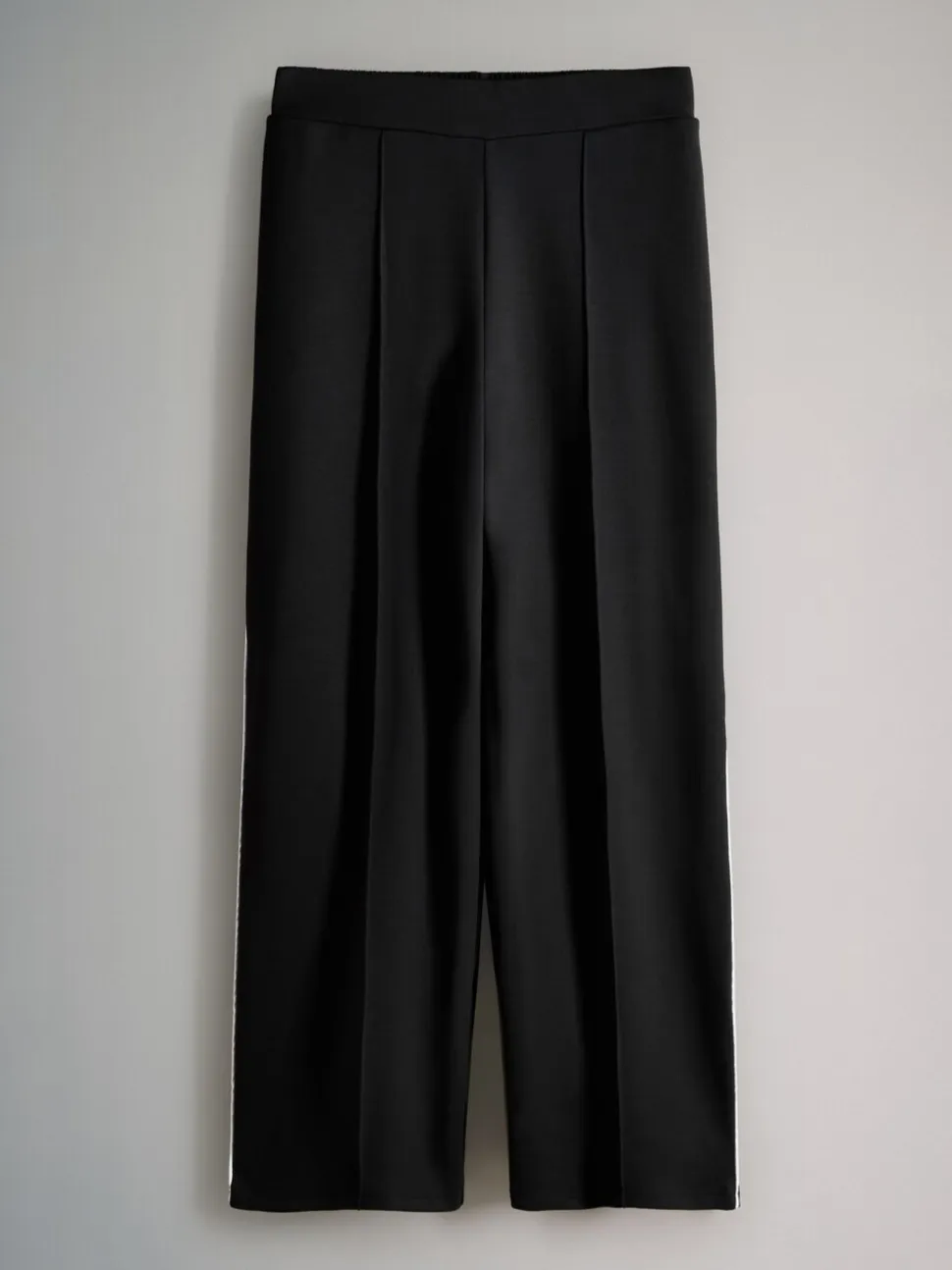 Zwart/donkerrood - The Set Modal Straight Leg Joggers 2 Pack