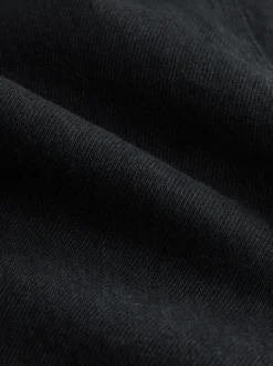 Zwarte wassing - Boyfriend-jeans met omslag