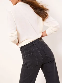 Zwarte wassing - Lipsy Wide Leg Jeans