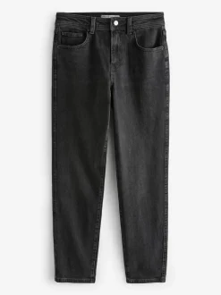 Zwarte wassing - Mom comfort stretch jeans