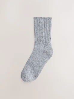 Zwart/grijs - Containing Merino Wool Ankle Socks 2 Pack
