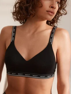 Zwart/grijs - Ultimate Comfort Cotton Non Wired Padded Bras 2 Pack