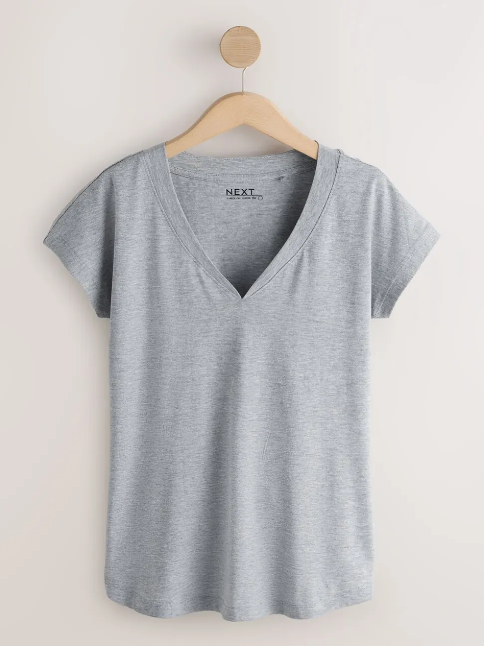 Zwart/grijs/roze - Set van 7 T-shirts met kapmouwtjes