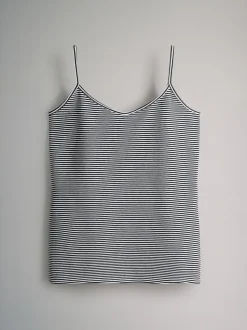 Zwart/grijs/Strepen/lichtgrijs gemêleerd/Wit - The Set 5 pakken dunne bandvest Tops