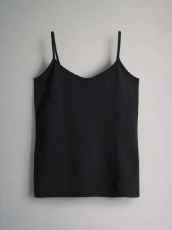 Zwart/grijs/Strepen/lichtgrijs gemêleerd/Wit - The Set 5 pakken dunne bandvest Tops