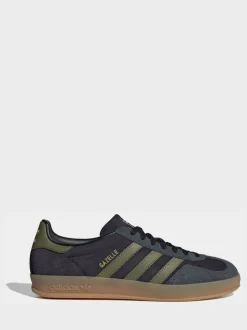 Zwart/groen - adidas Originals - Gazelle sneakers voor binnen
