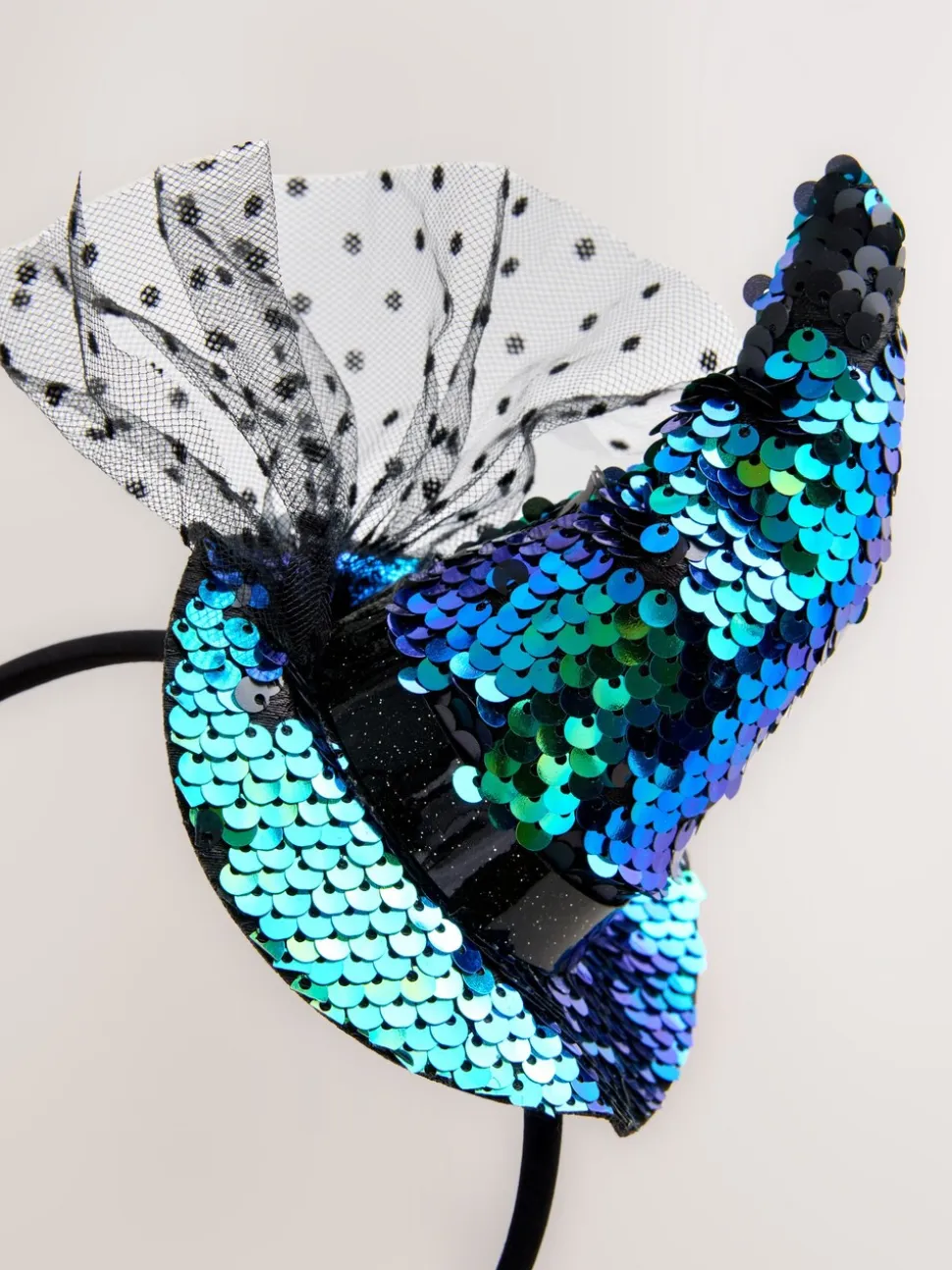 Zwart/groen - Witches Hat Headband