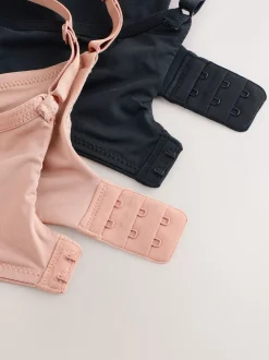 Zwart/huidskleurig - A-E Afvlakkende Ultimate Comfort Beha's 2 Verpakking