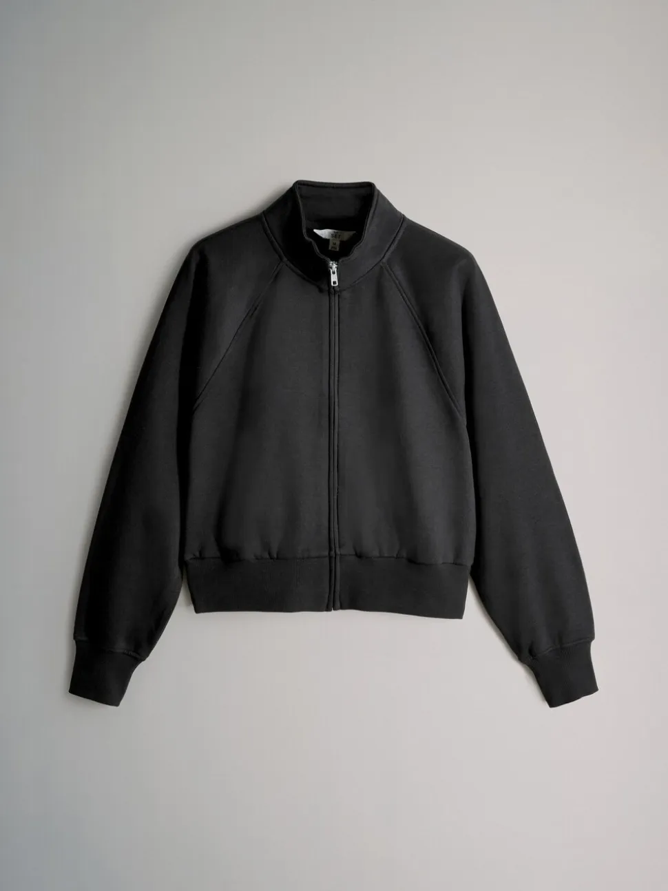 Zwart/kiezelkleurig - The Set 2 Pack Zip Cropped Funnel Neck Jackets