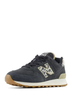 zwart/luipaardprint - New Balance 574 - Sneakers