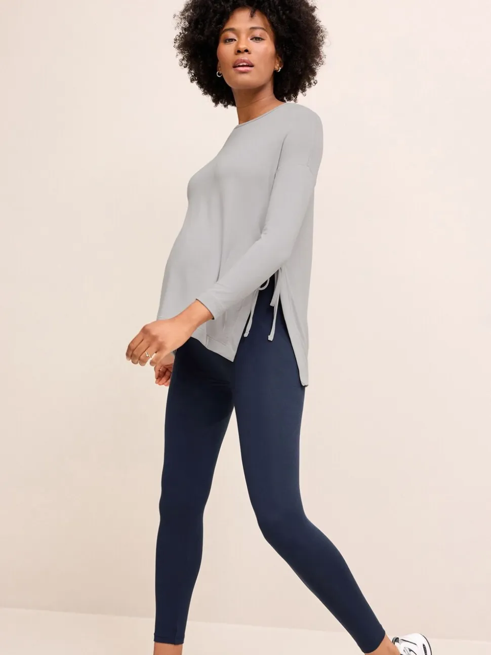 Zwart/marineblauw - 2 Must-have zwangerschapsleggings
