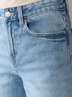 Zwart/middelblauw - Jeans met wijde pijpen 2 Set