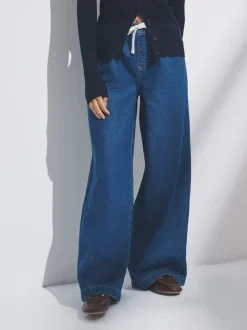 Zwart/middelblauw - The Set 2 Pack Pull-on Jeans met Wijde Pijpen