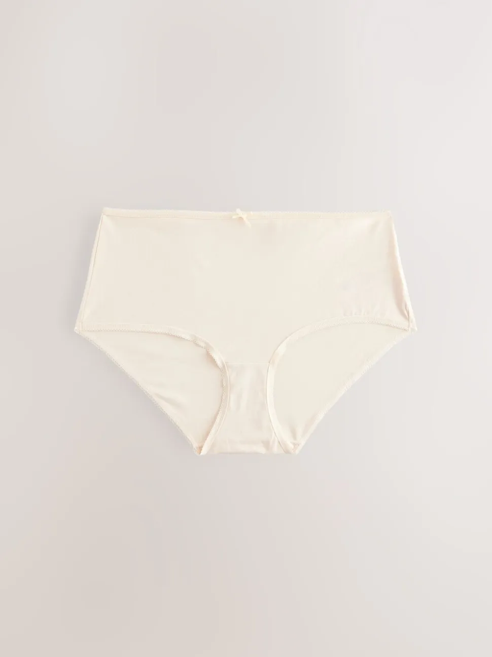 Zwart/pastelroze huidskleur/wit - Set van 5 slips met hoog katoengehalte
