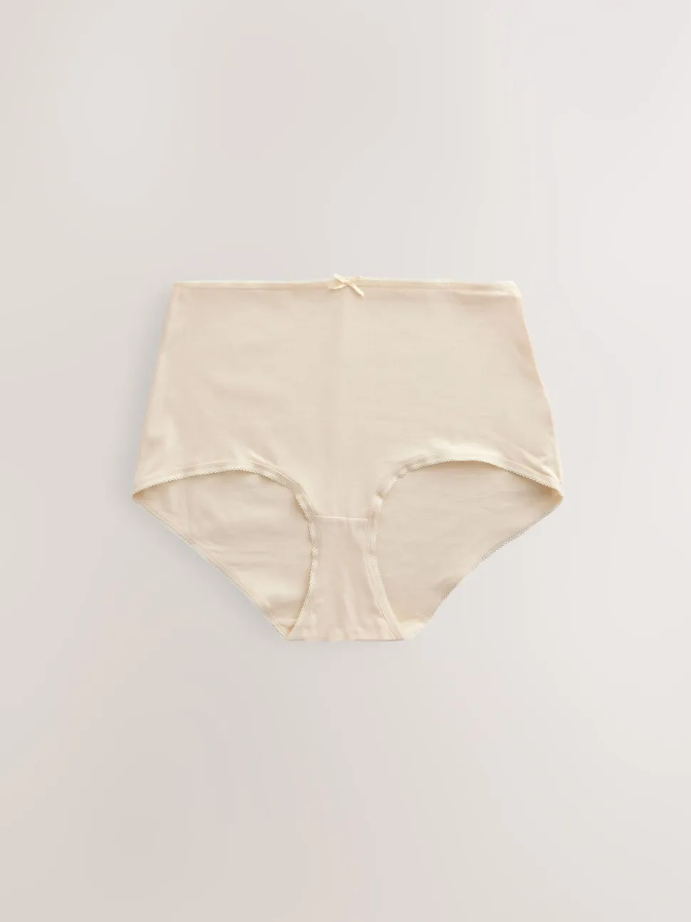 Zwart/pastelroze huidskleur/wit - Set van 7 slips met hoog katoengehalte