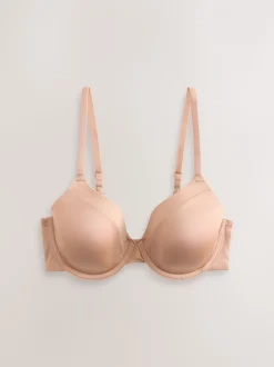 Zwart/praline huidskleur - A-E Afvlakkende Ultimate Comfort Beha's 2 Verpakking