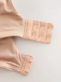 Zwart/praline huidskleur - A-E Afvlakkende Ultimate Comfort Beha's 2 Verpakking