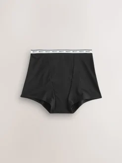 Zwart/rood hart - 2 menstruatieslips voor hevige bloeding