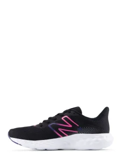 Zwart/roze - New Balance 411 damessneakers
