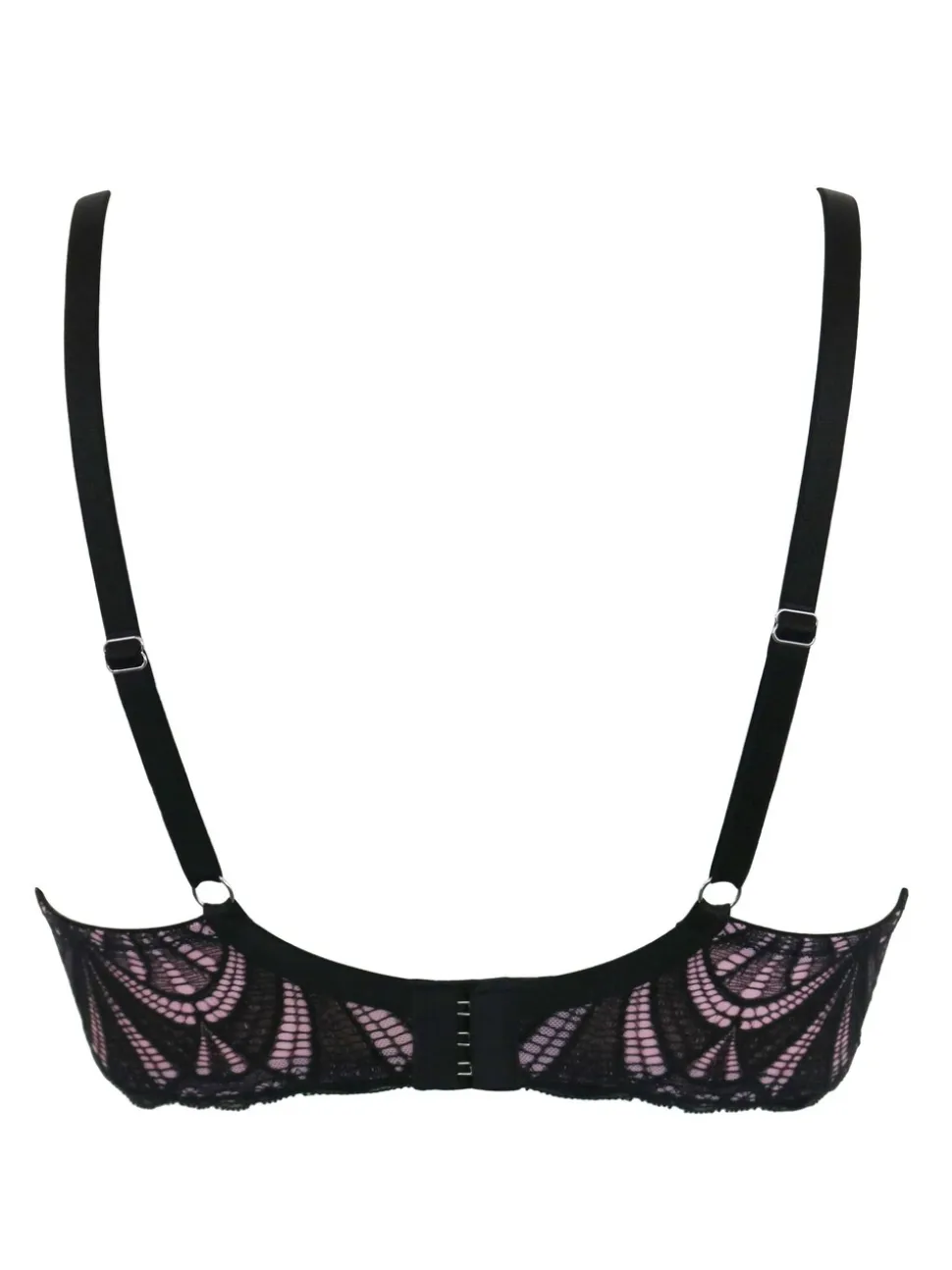 Zwart/roze - Pour Moi New Romance beha