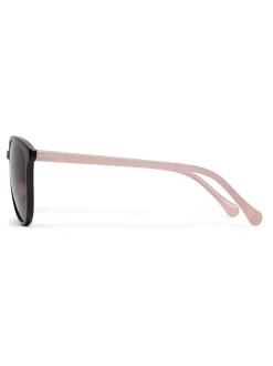 Zwart/roze - Ted Baker - Klassieke zonnebril met ronde ogen