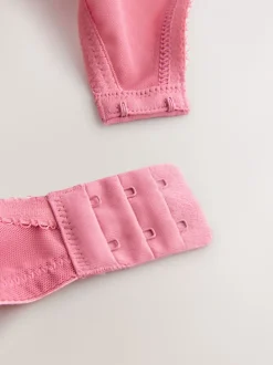 Zwart/roze - Verpakking van 2 kanten beha's cup DD+